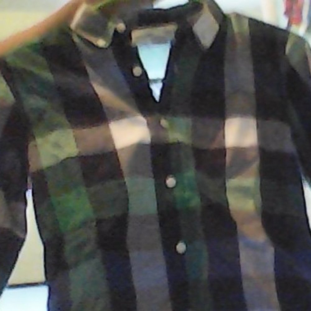 old navy plaid long sleeve shirt